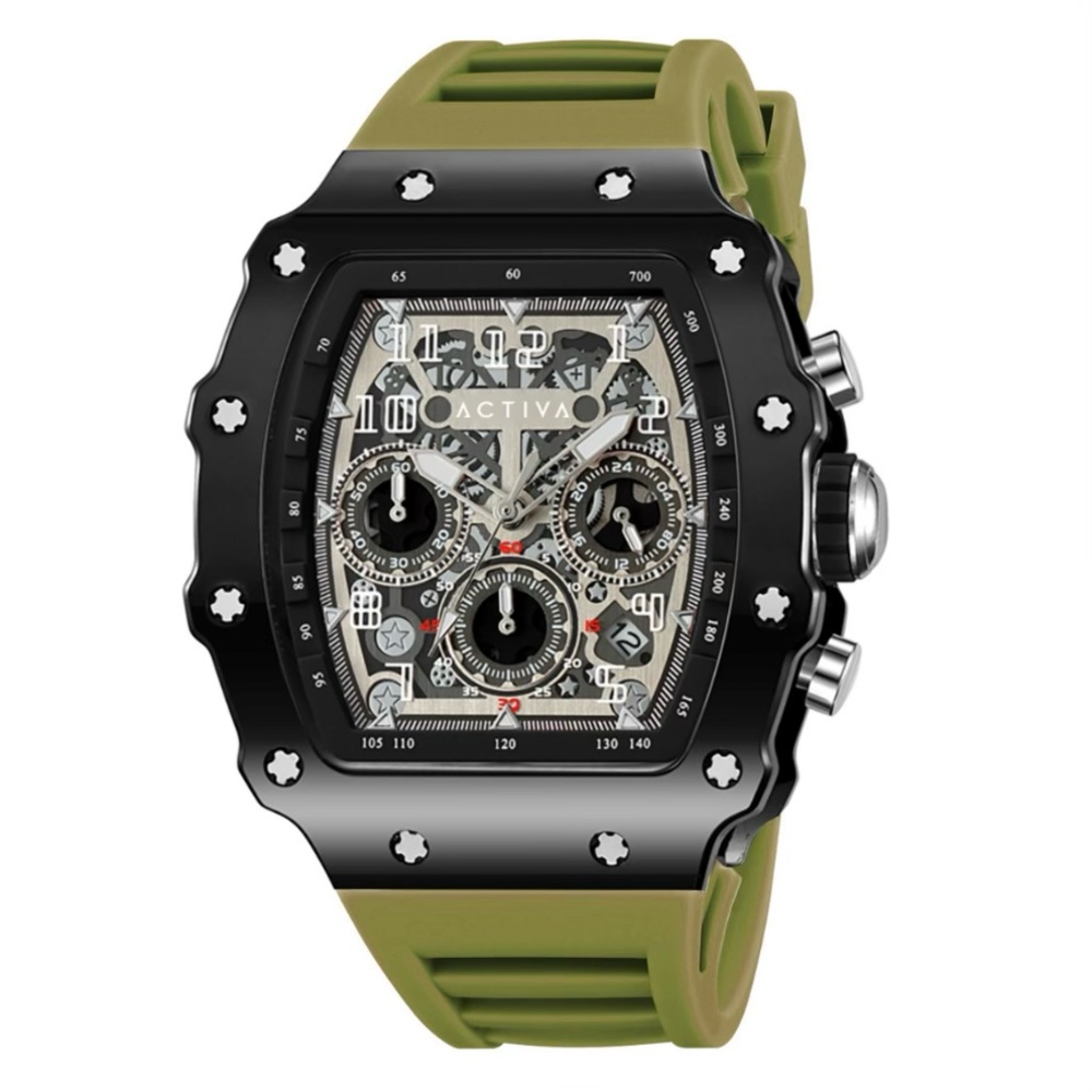 Activa X Invicta Men's Watch - 44.3mm, Army Green & Black